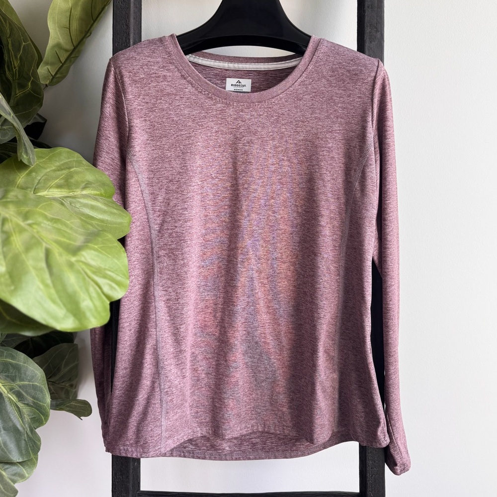 Women's Purple Heather Long Sleeve Top